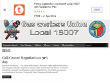 Tablet Screenshot of gasworkers.org